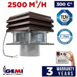 ASPIRATORE BASE TONDO Gemi Tirafumo Tiracamino Aspirafumo elettrico Comignolo Fumaiolo per camini barbecue - Gemi Elettronica