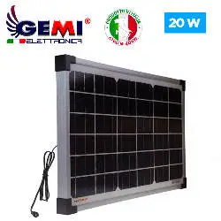 Electrificador para Cercas eléctrica Para Pastor eléctrica + panel solar 5 Km fuente de alimentación dual (Batería)12V / 220V Va