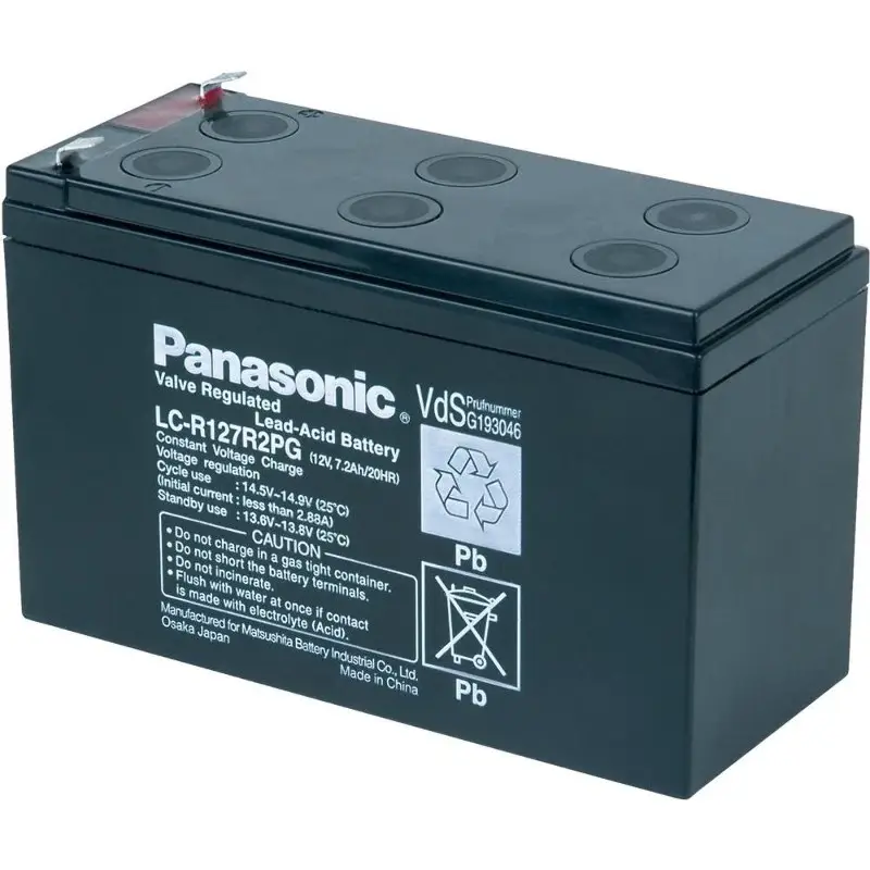 Batería de plomo 12 V 7,2 A Panasonic