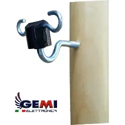 Gate Anchor Insulator Insulators Double Hook for Wooden Posts
