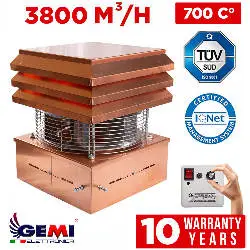 مروحة شفط الدخان امتصاص مدخنة هود النحاس مكنسة كهربائية المهنية Gemi Elettronica - Gemi Elettronica