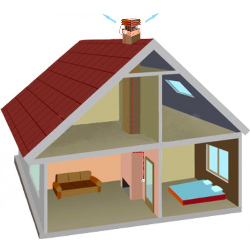 Покривни вентилатори, Покривен вентилатор за комин, Вентилатори покривни, Вентилатор турбинен Професионален
