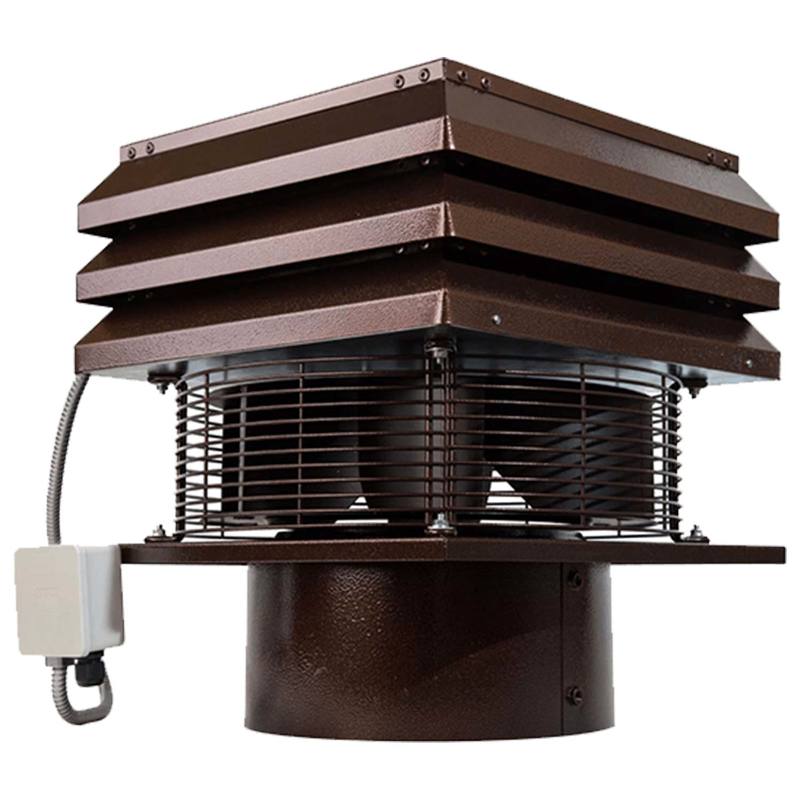 Dūmų ištraukimo ventiliatorius Židiniams apvaliam dūmtakiui Dūmų ventiliatorius Kamino traukos generatorius Dūmsiurbės Stoginis 