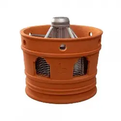 Aspirador de humos modelo base para chimenea