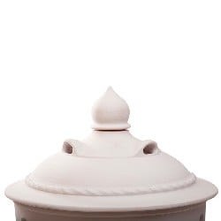 Comignolo artistico con aspirafumo in argilla refrattaria Made in Italy comignolo artigianale in terracotta in muratura Gemi