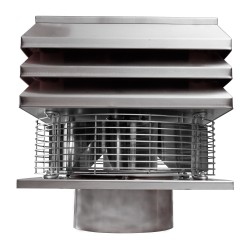 Extratores de fumo Modelo Cobre para chaminés redonda Ventilador Extrator de Fumos Ventilador centrífugo radial Ventilador para