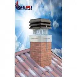 Коминни покривни вентилатори камин Покривен вентилатор за