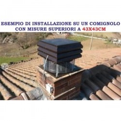 屋根のターボ空気抽出器の換気扇 屋根のファン 煙突のファンの暖炉 プロのモデル Gemi Elettronica - Gemi Eletronica