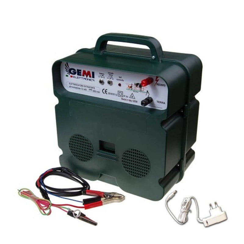 Pastuch elektryczny akumulatora 12V/ 220V B/12 pastuchy elektryczne przeciw dzikom, lisom, sarnom, krowy, owce, konie, świnie Ge