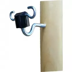 Gate Anchor Insulator Insulators Double Hook for Wooden Posts
