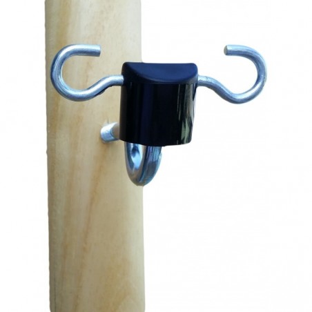 Gate Anchor Insulator Insulators Double Hook for Wooden Posts used for ...