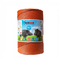 ELECTRIC FENCE PolyWire 1000 mt 6 mm² for electric fences