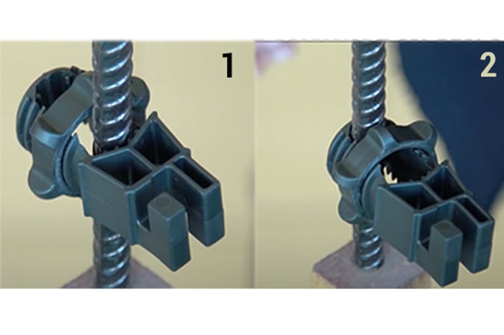 Isolatori Recinto Elettrico per pali in ferro Gemi 100 % Made in Italy